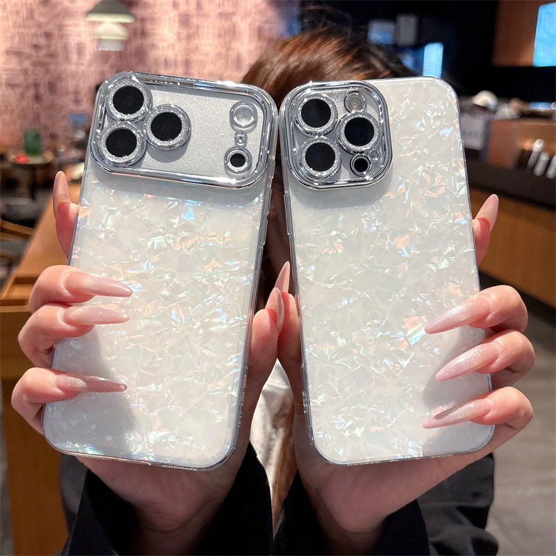 Shell Pattern Phone Case with  - Camera Lens Protector review and price