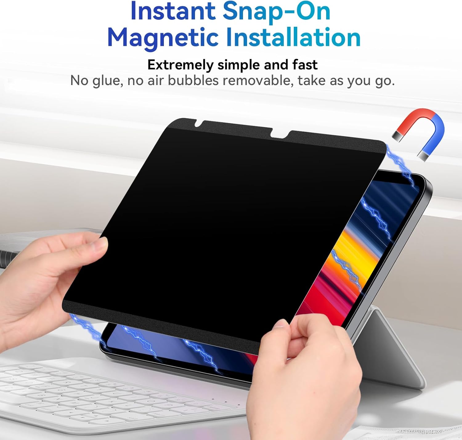 Magnetic Privacy Screen Protec - Anti Blue Light Film review and price