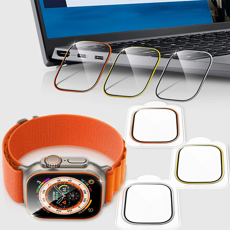 Tempered Glass for Apple Watch - Smartwatch Screen Film review and price