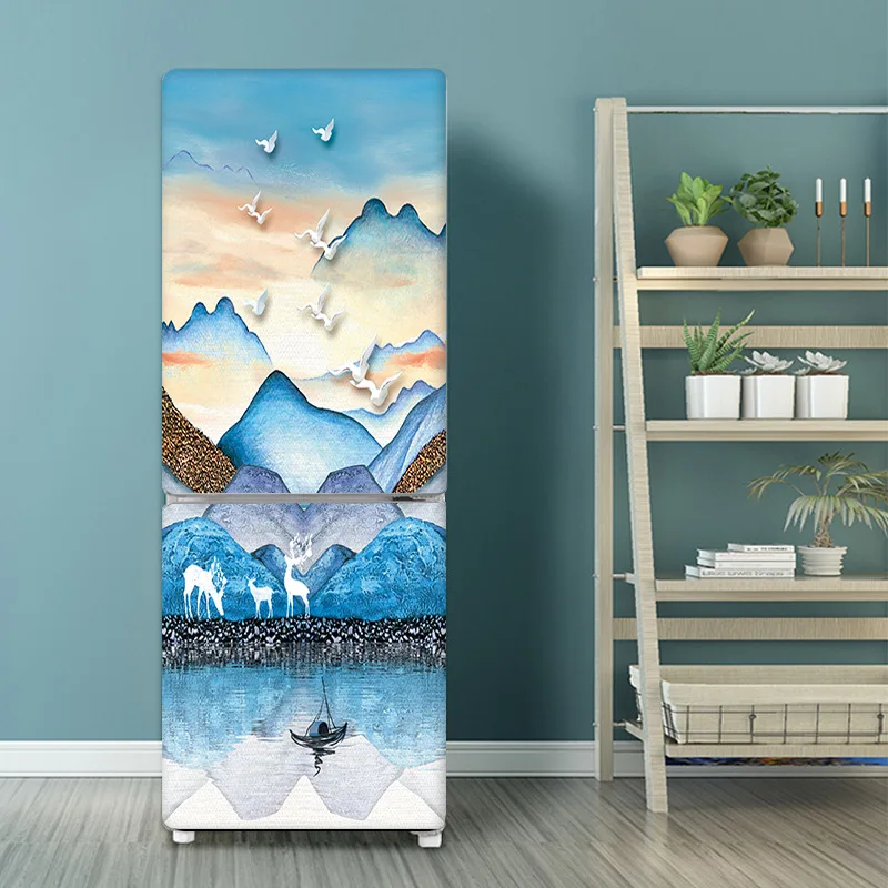 Seaside Beach Fridge Sticker F - Full Cover Adhesive review and price