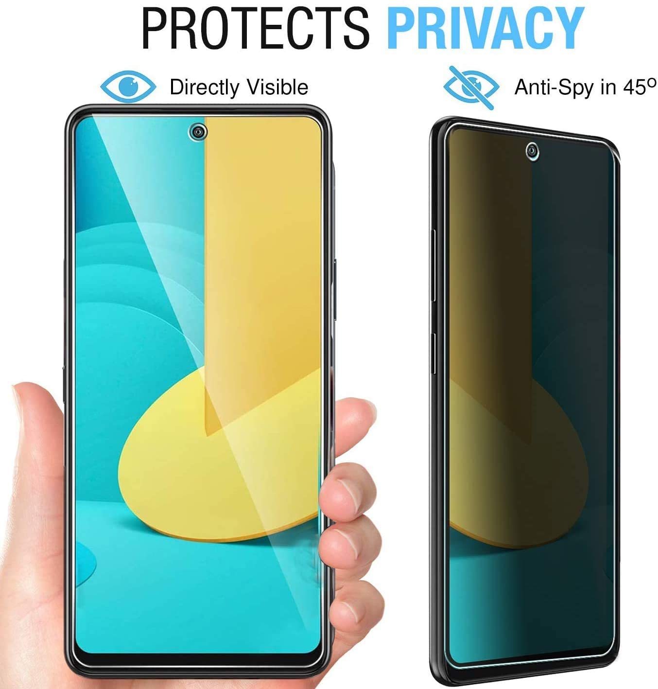 2 PACK Privacy Filter Tempered - Privacy Filter 2Pack review and price