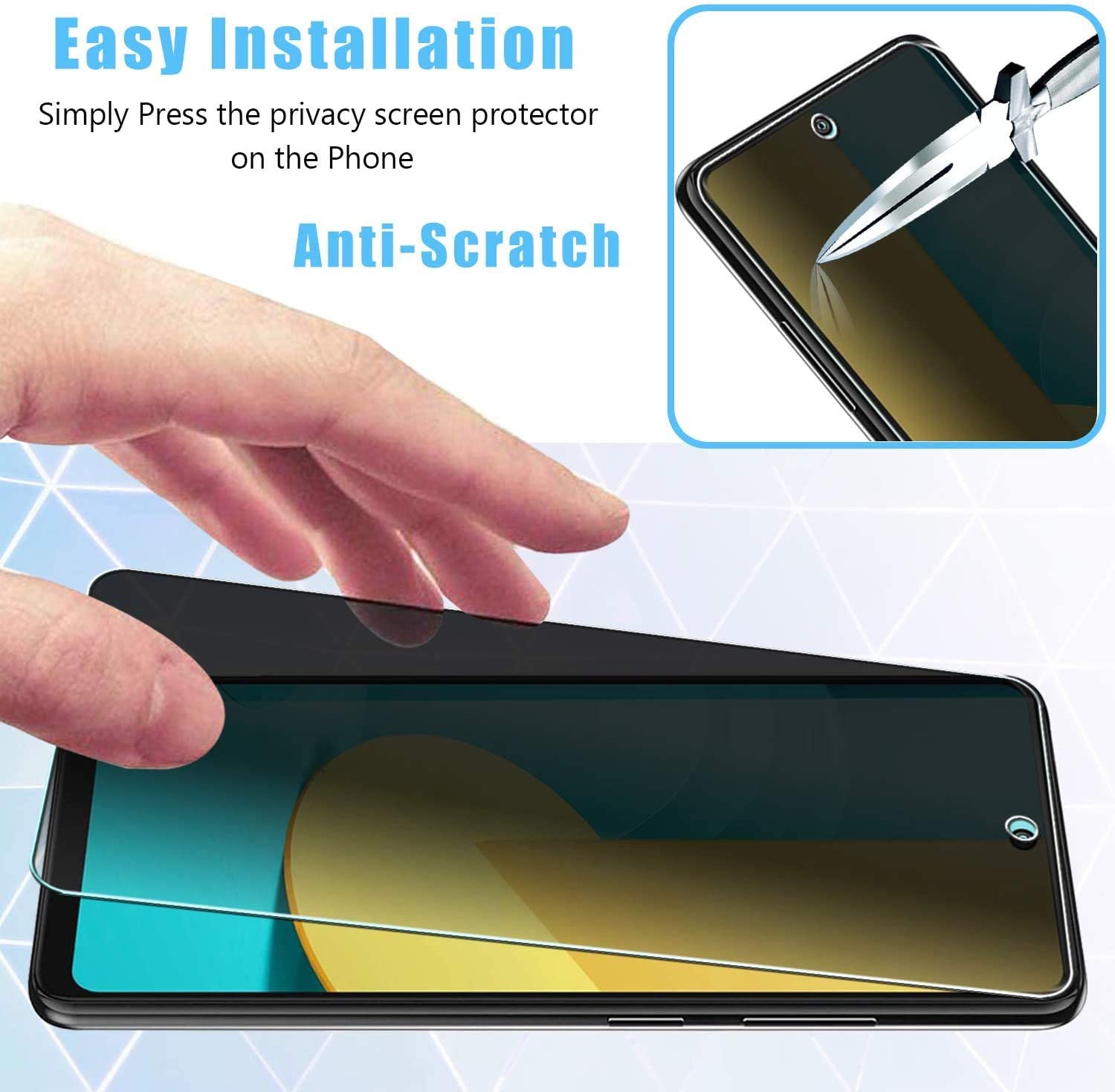 2 PACK Privacy Filter Tempered - Privacy Filter 2Pack review and price