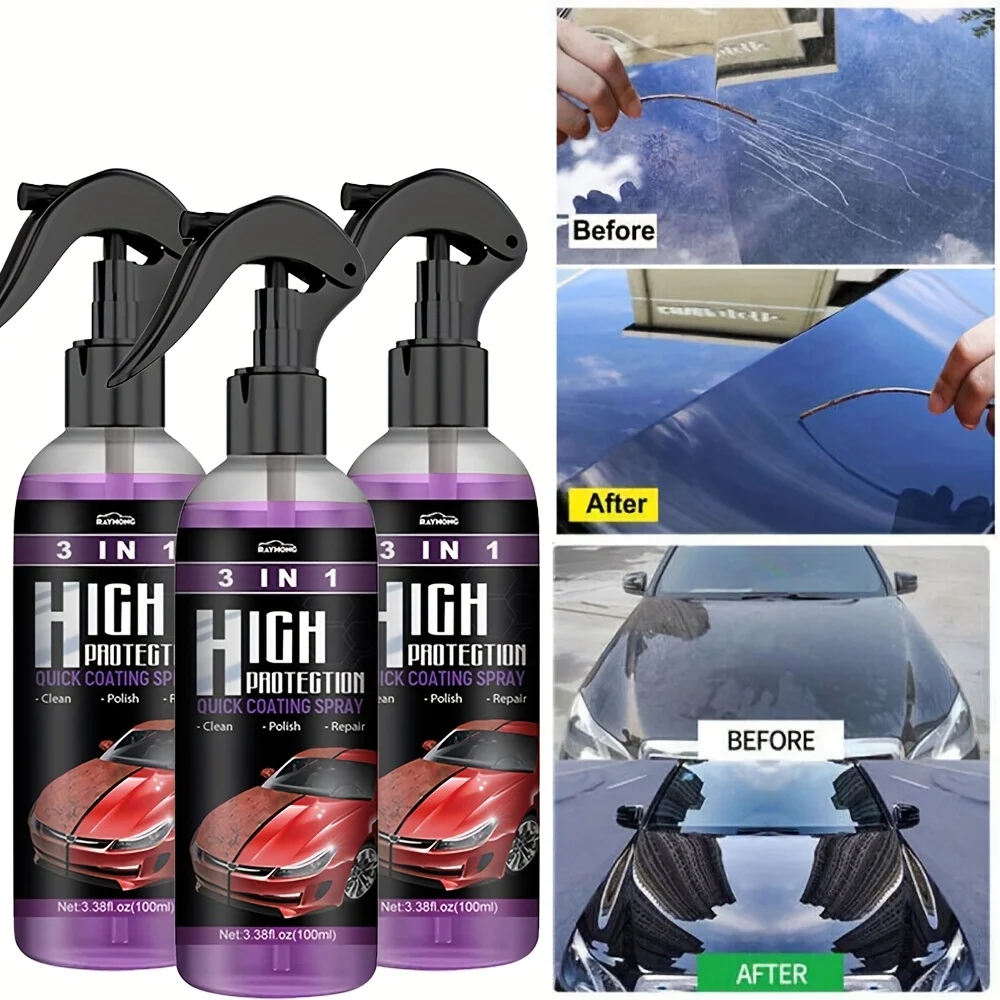 3 in 1 Car Ceramic Liquid Coat - Nano Liquid Coating review and price
