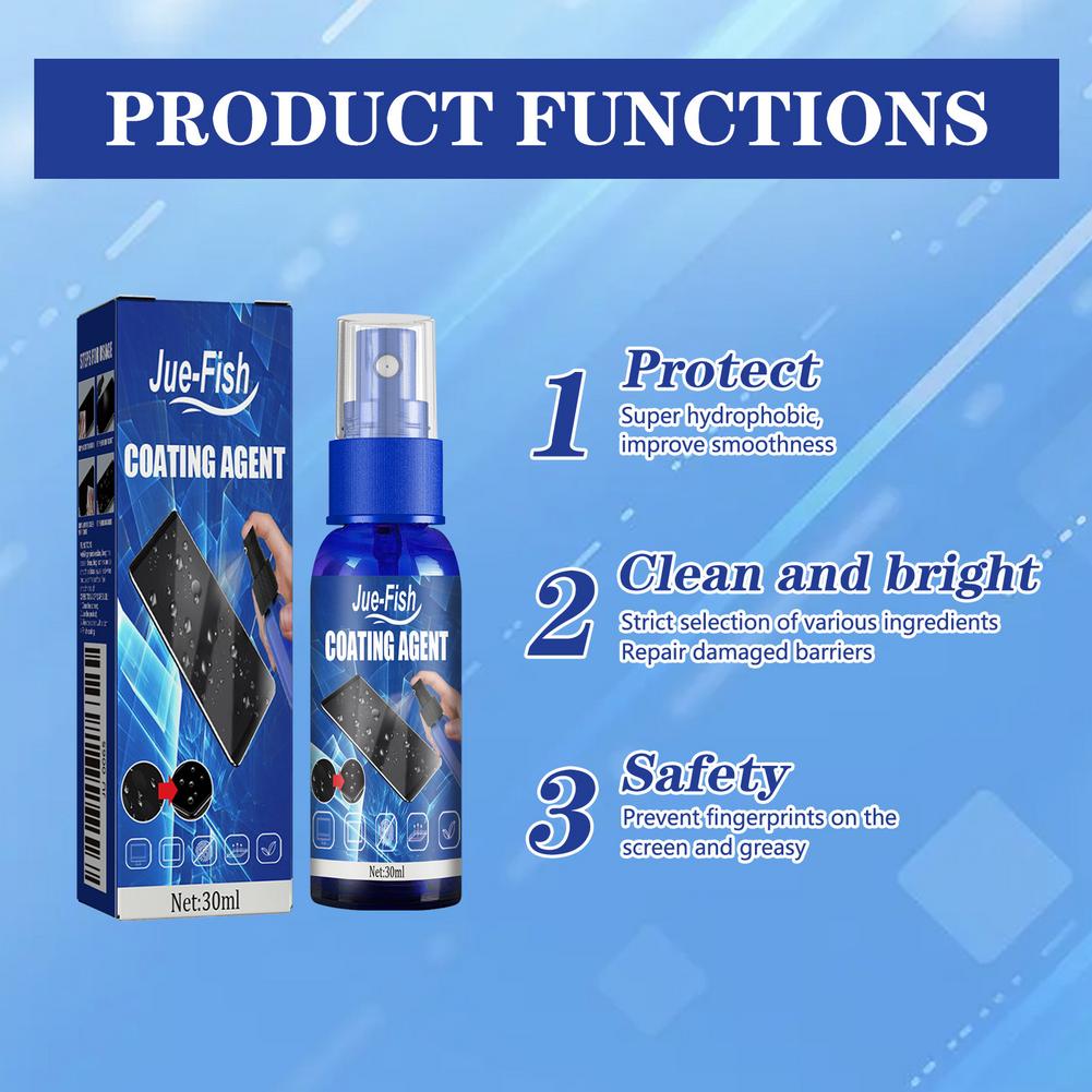 Liquid Screen Protector Spray  - Oleophobic Coating Spray review and price
