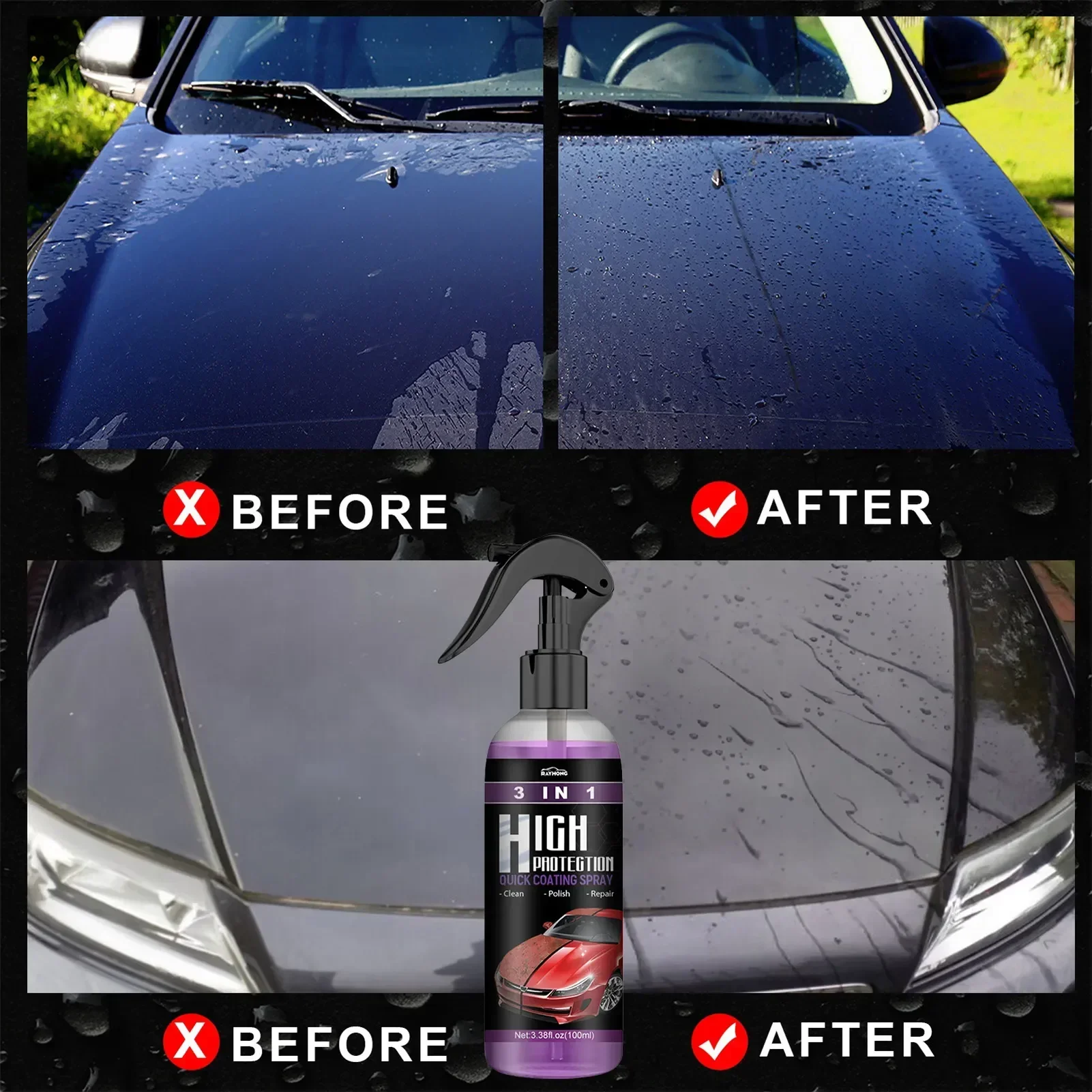 3 In 1 Car Ceramic Nano Coatin - Nano Liquid Coating review and price