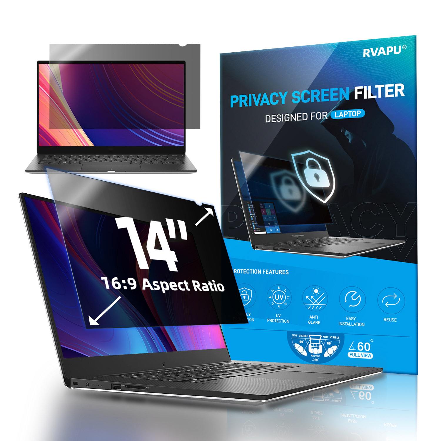 For Laptop 14 inch Privacy Ant - Matte Anti Glare Screen review and price