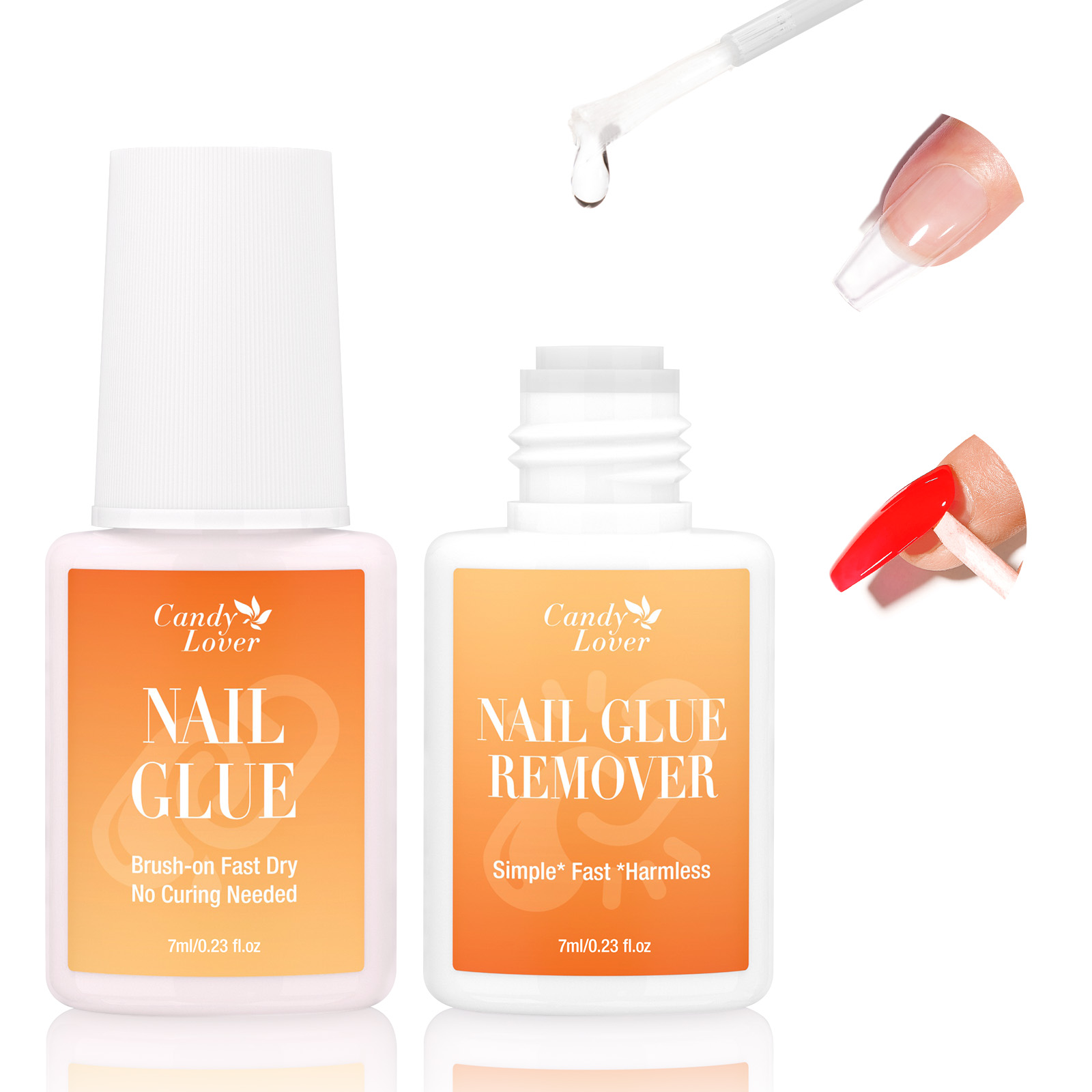Super Strong Nail Glue Remover - Liquid Uv Glue Kit review and price